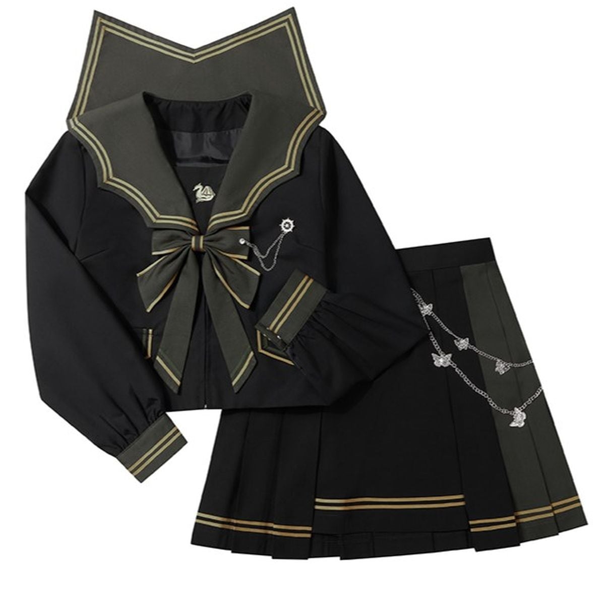 Double-Layered Sailor School Outfit