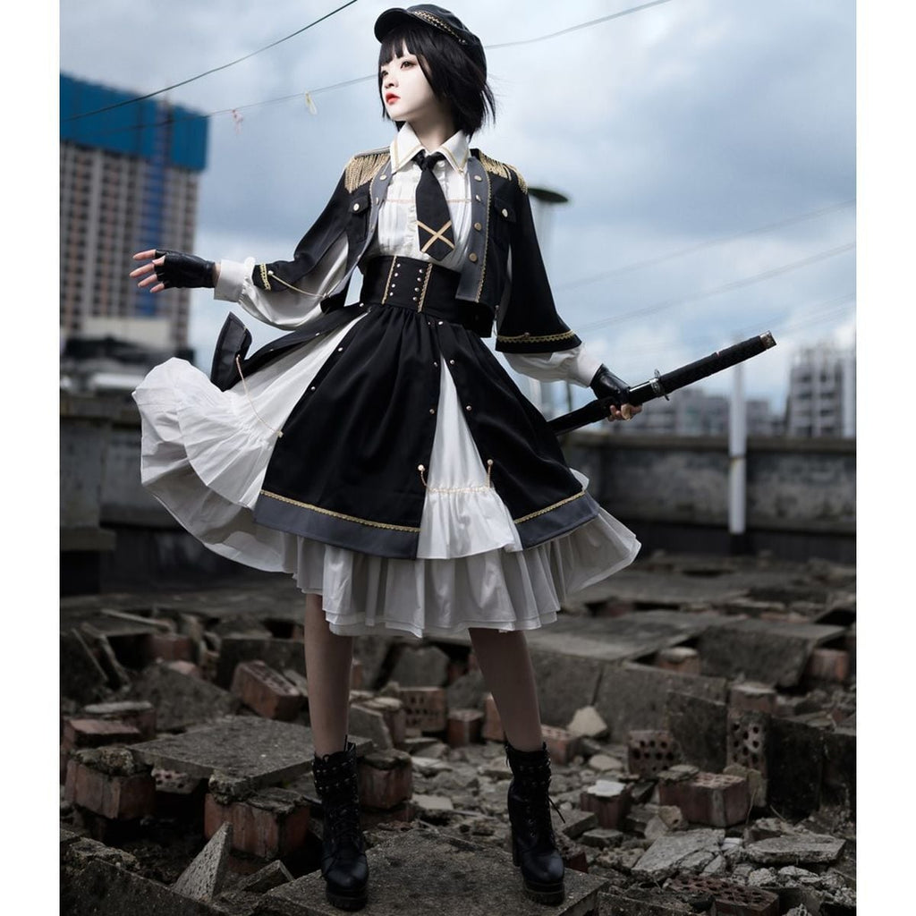 Girl Commander Military Lolita Set