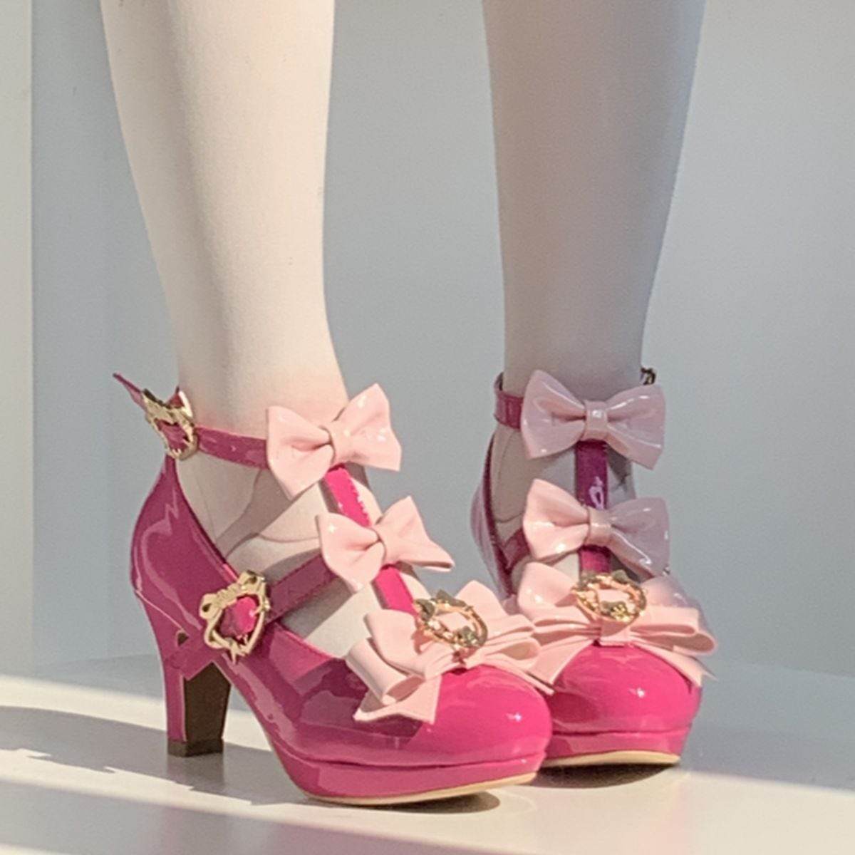 Bow Adorned Lolita High Heels
