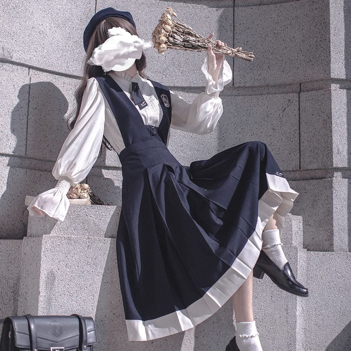 Chic Elegant Jumper Dress for School