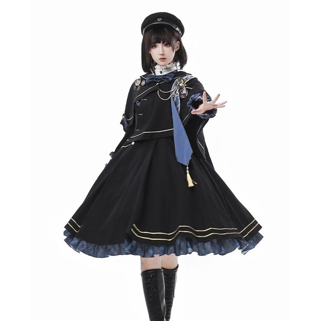 Classical Academy Cape Dress Set