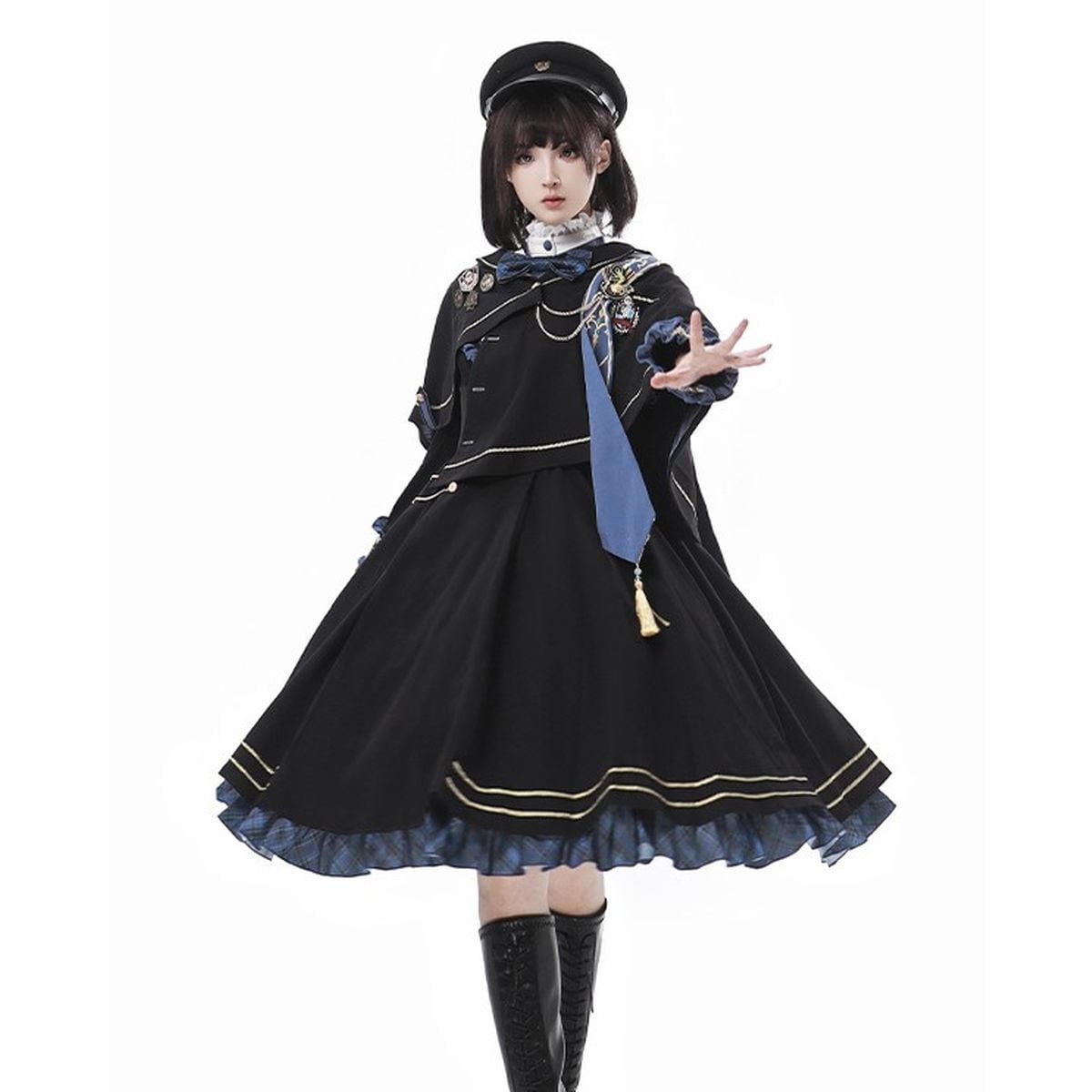 Classical Academy Cape Dress Set