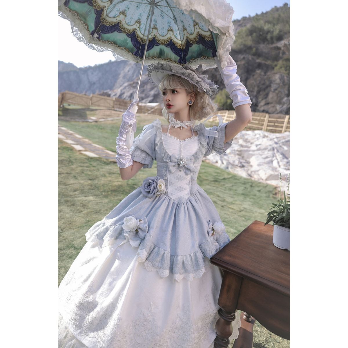 Graceful Short Sleeve Lolita Dress