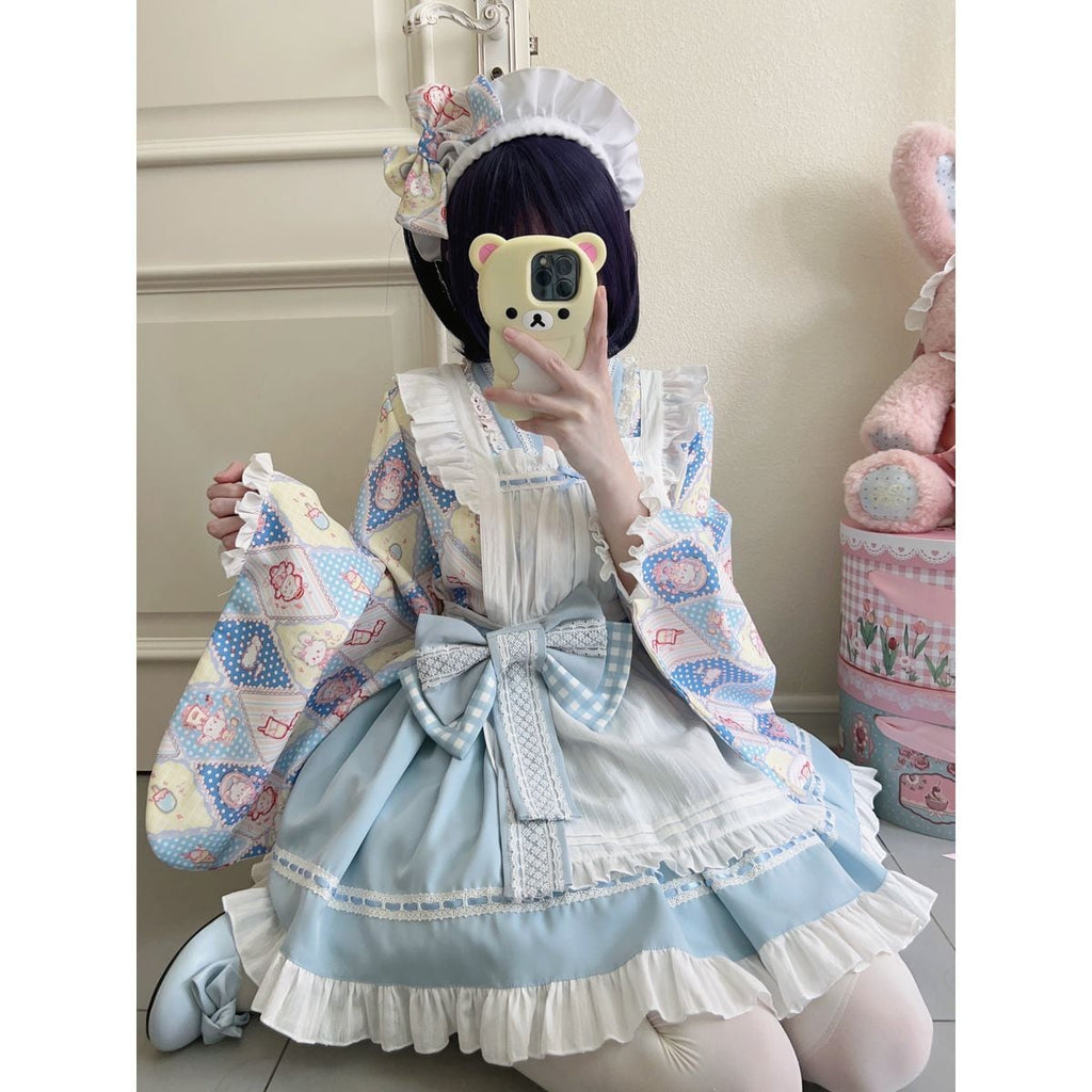 Japanese Style Frill Maid Outfit