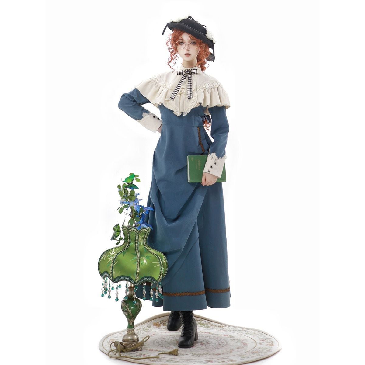 Elegant Sapphire Blue Dress