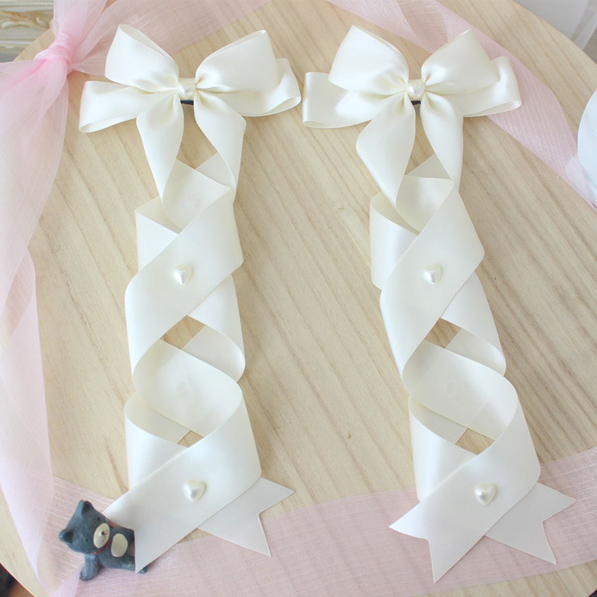 Kawaii Twin Tail Bow Hair Accessory