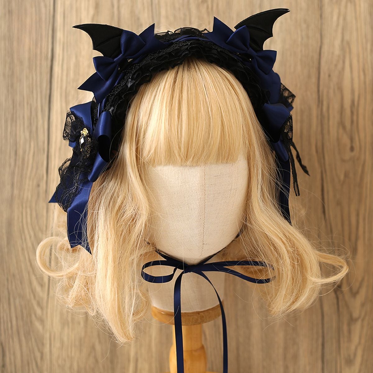 Devil Wings Lace Headpiece