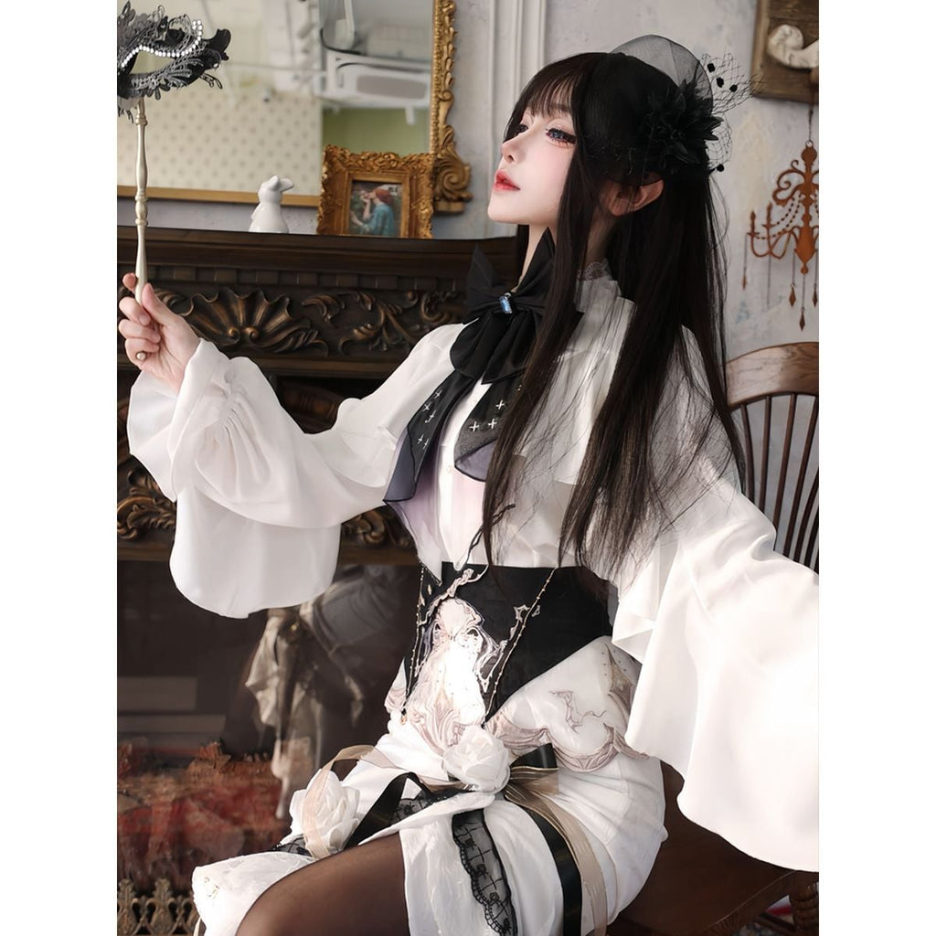 Romantic Floral Frill Set