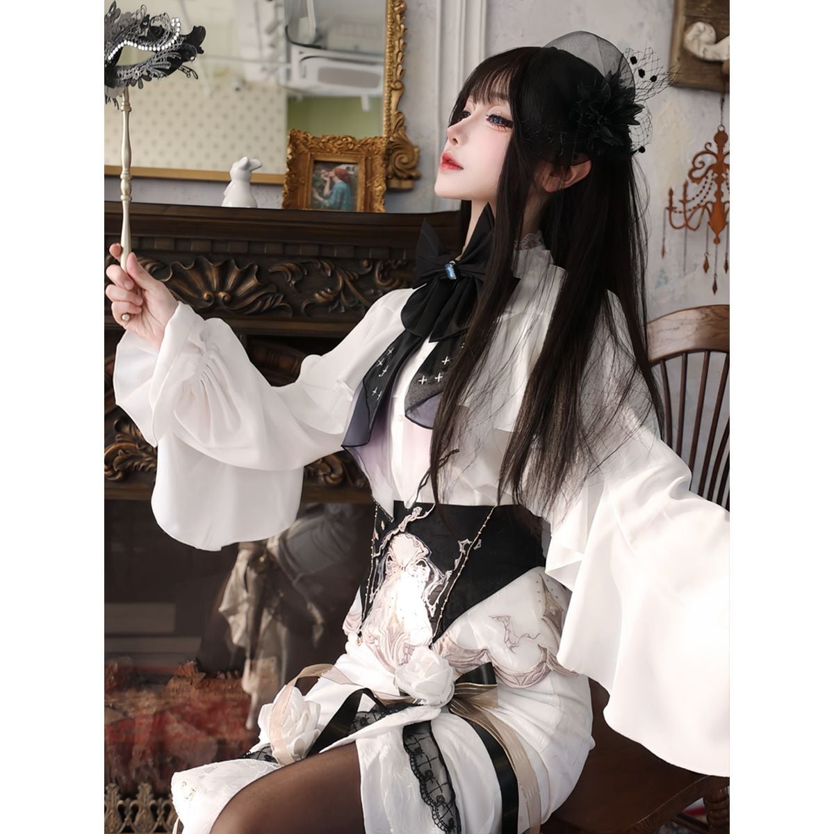 Romantic Floral Frill Set