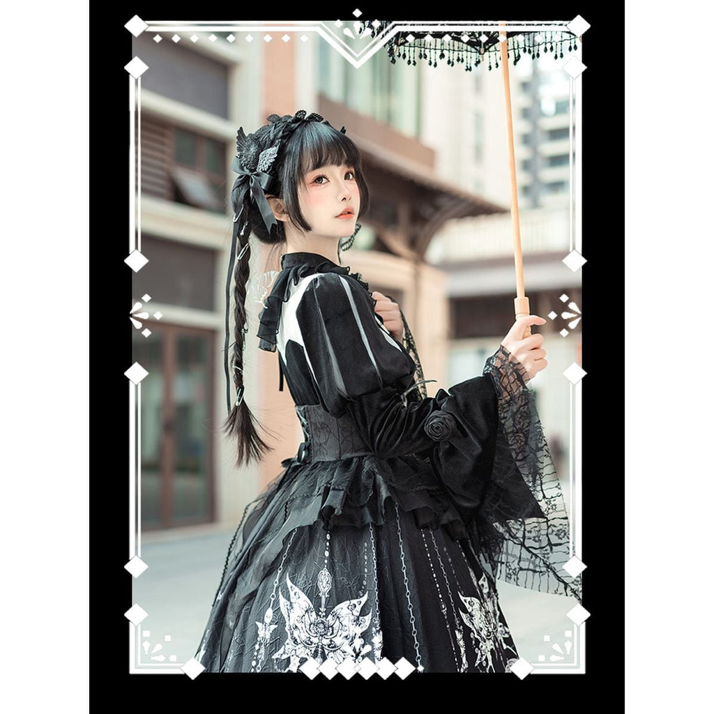 Mystical Butterfly Gothic Dress