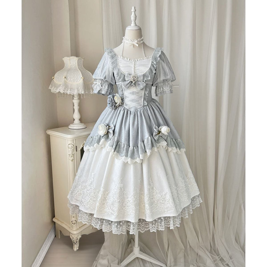 Graceful Short Sleeve Lolita Dress