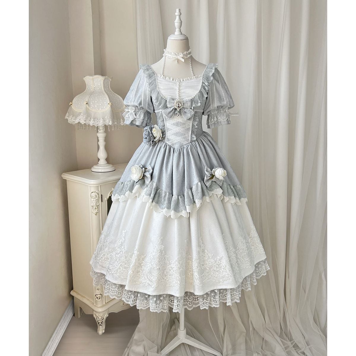 Graceful Short Sleeve Lolita Dress