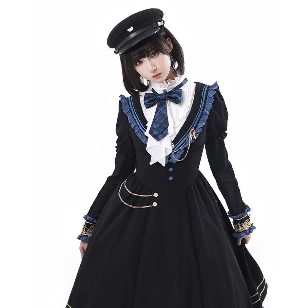 Classical Academy Cape Dress Set