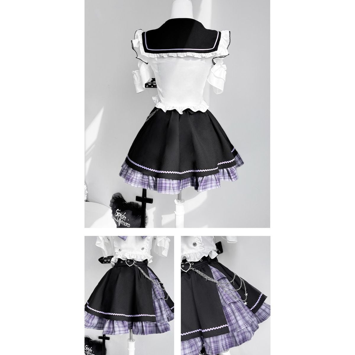 Asymmetrical Idol Stage Outfit