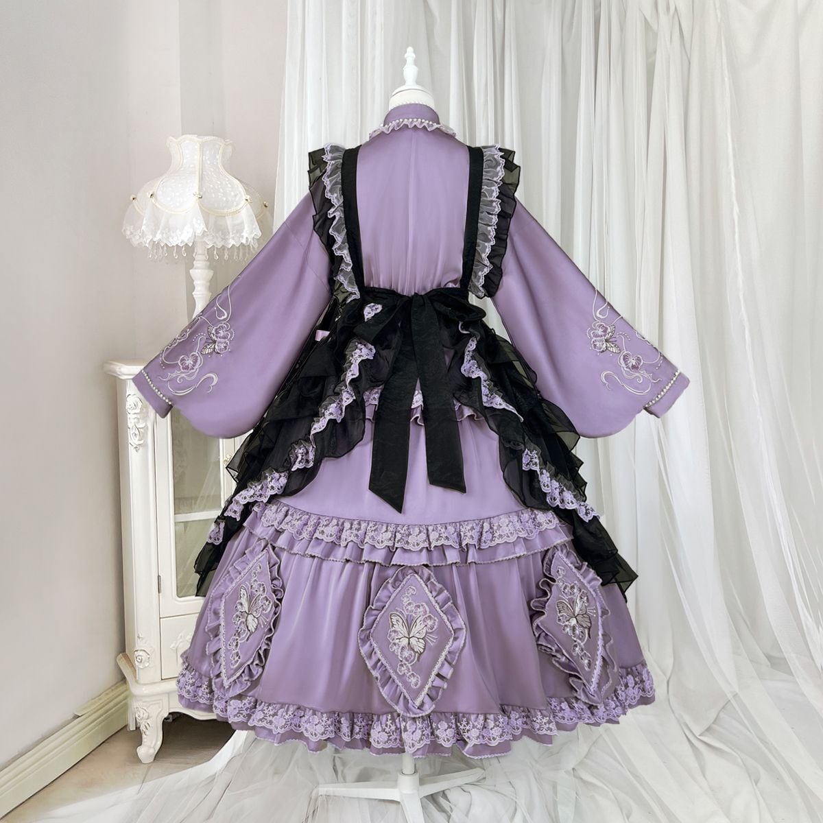 Lavender & Noir Frill Ensemble