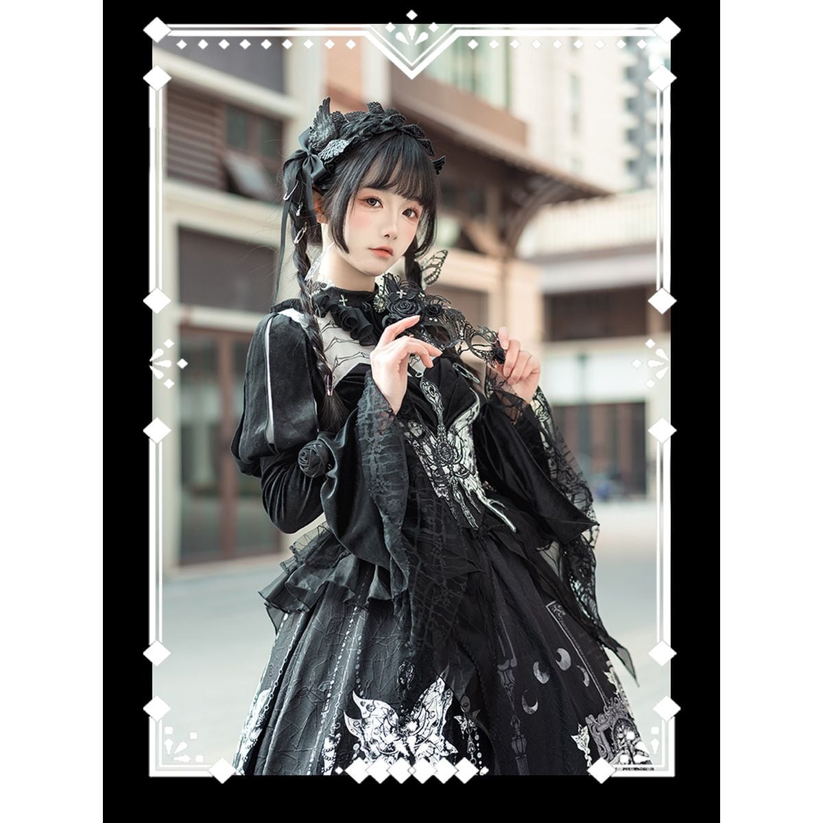 Mystical Butterfly Gothic Dress