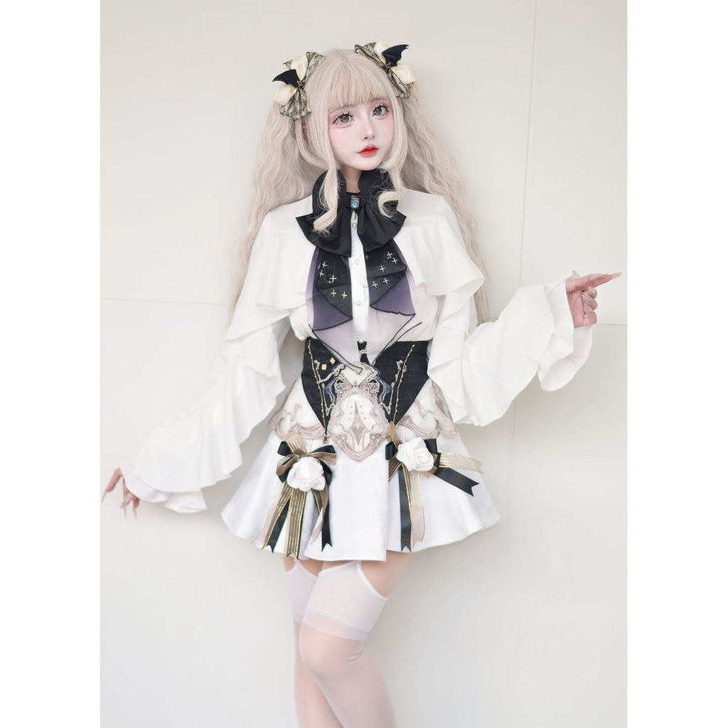 Romantic Floral Frill Set