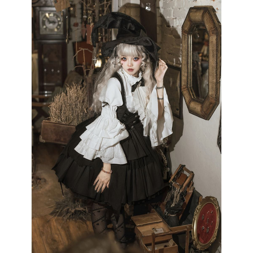Gothic Frill Set with Princess Sleeves