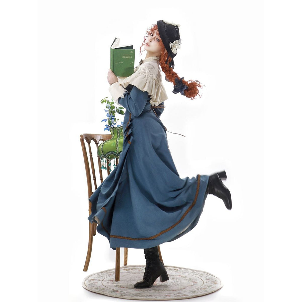 Elegant Sapphire Blue Dress