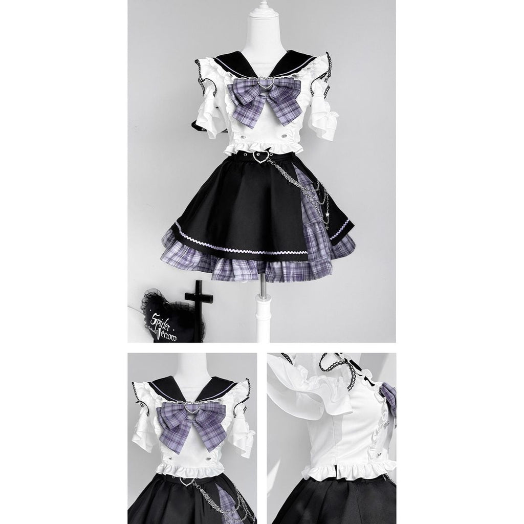 Asymmetrical Idol Stage Outfit