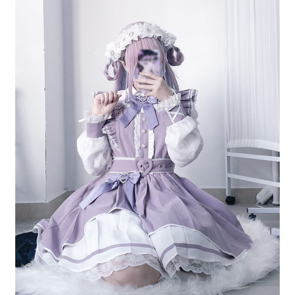 Asymmetrical Angel x Jirai-kei Dress