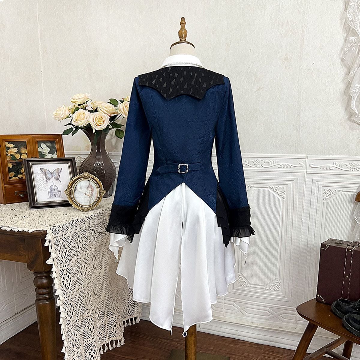 Regal Blue and White Prince Ensemble