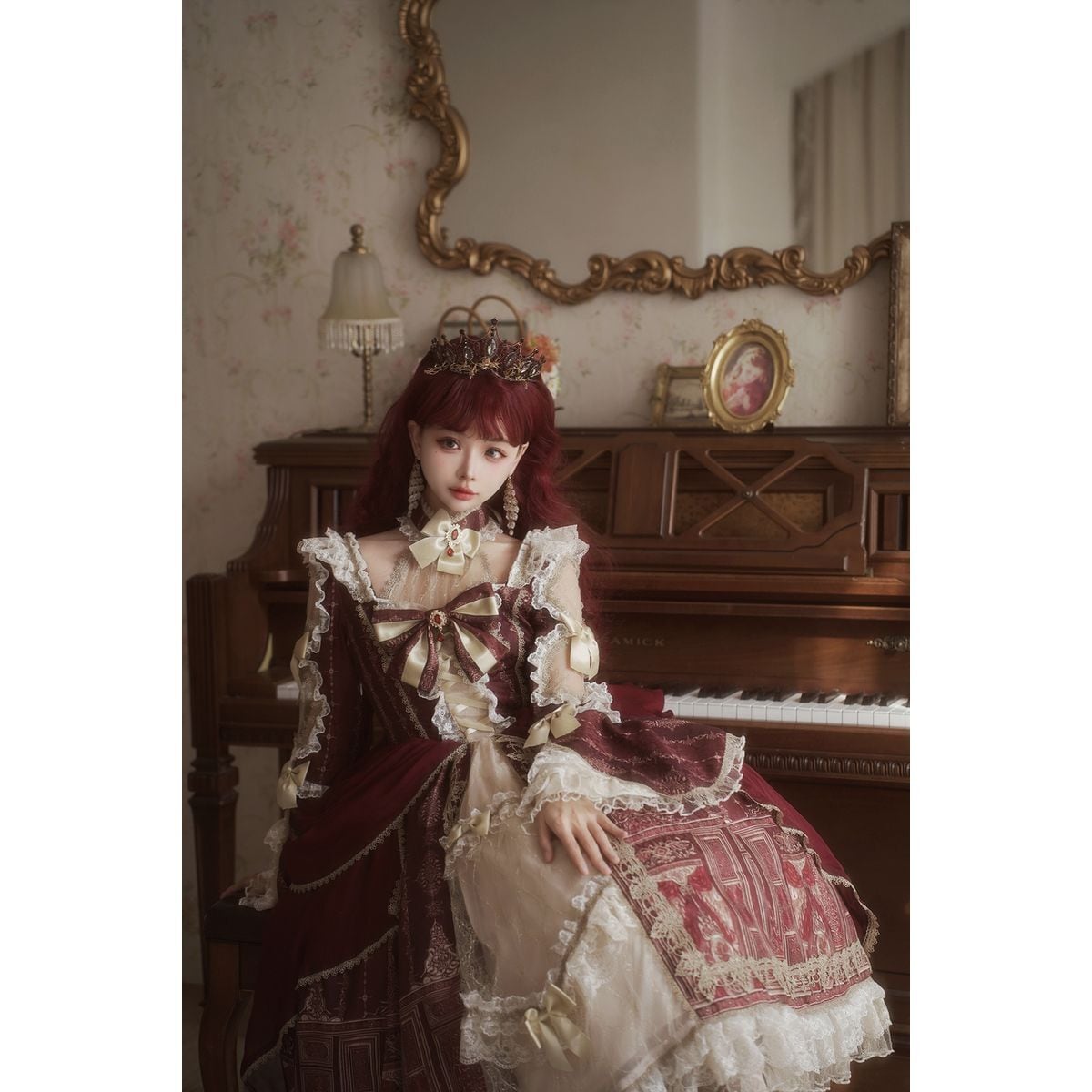 Elegant Baroque Inspired Dress