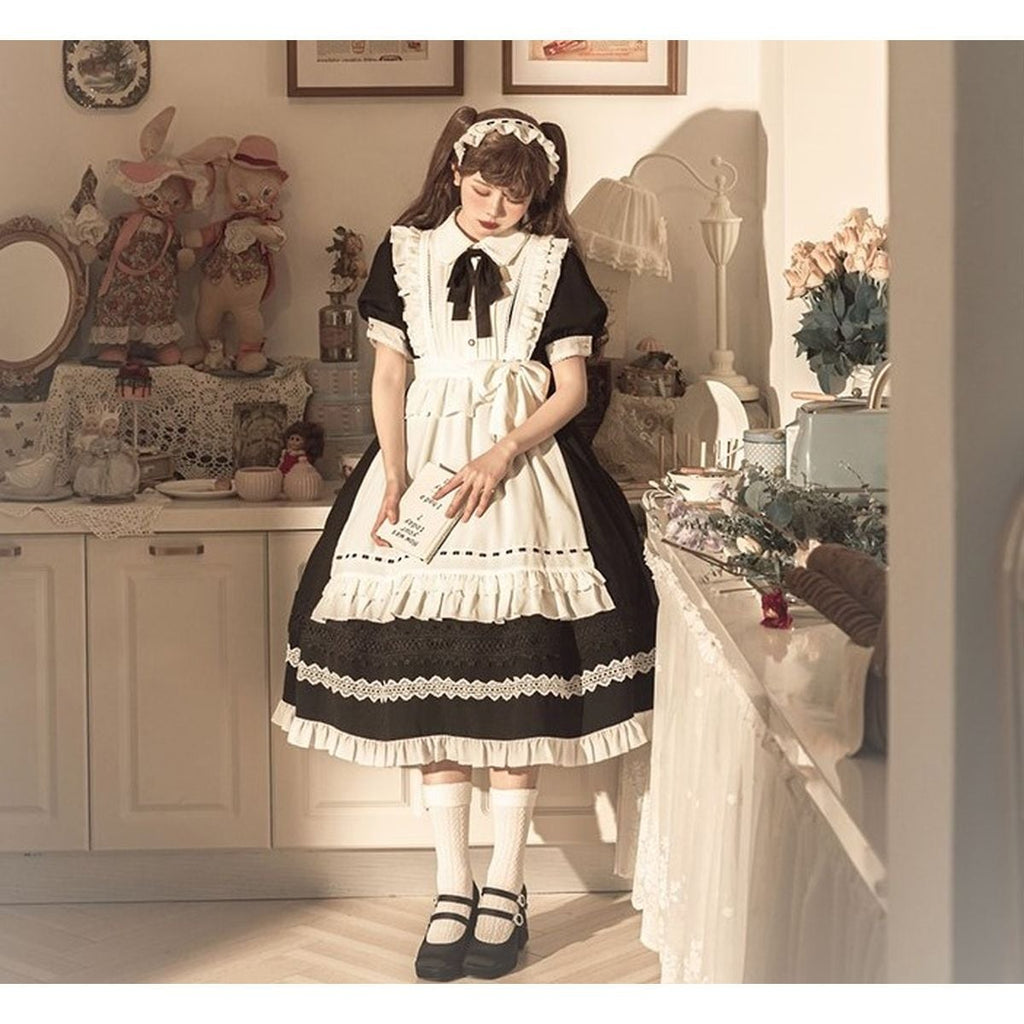 Victorian-Style Long Maid Outfit