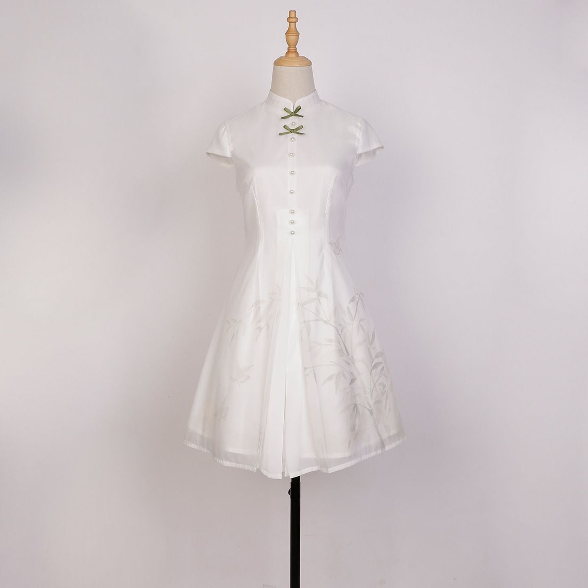 Chinese-Style Frill Dress