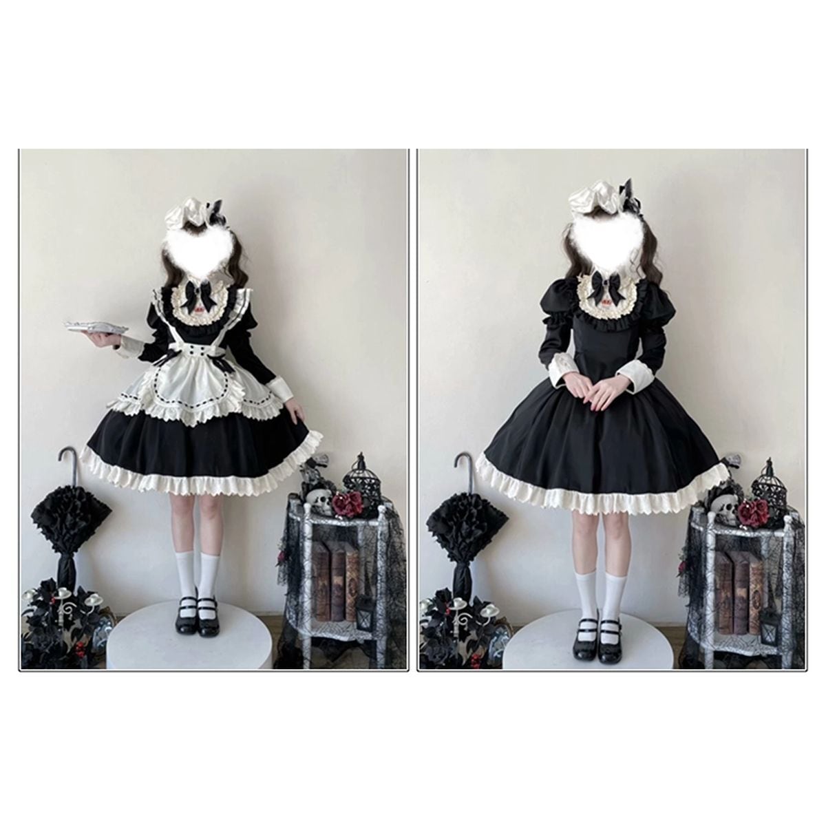 Frilled Victorian Cloud Maid Dress