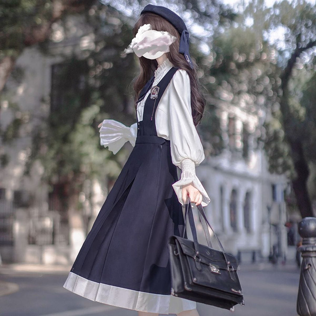 Chic Elegant Jumper Dress for School