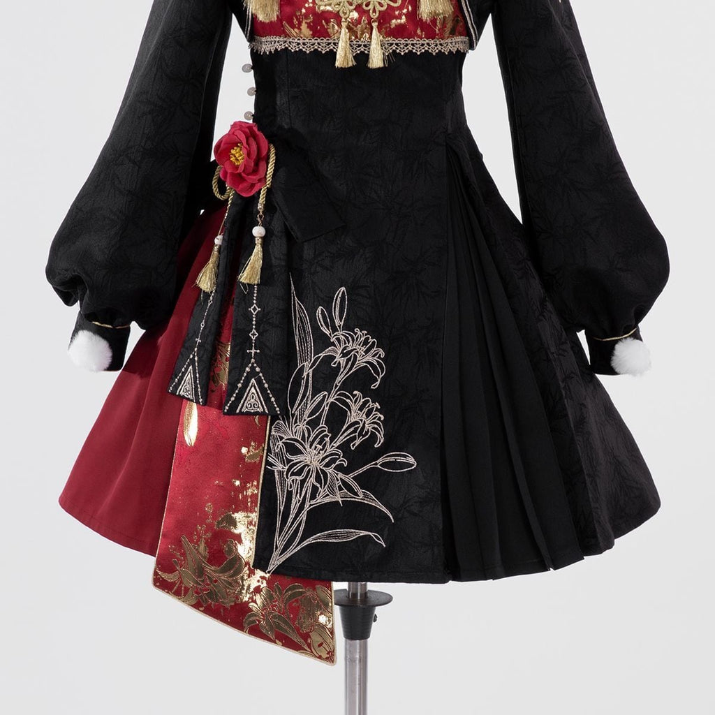Stylish Asymmetrical Chinese Lolita Attire