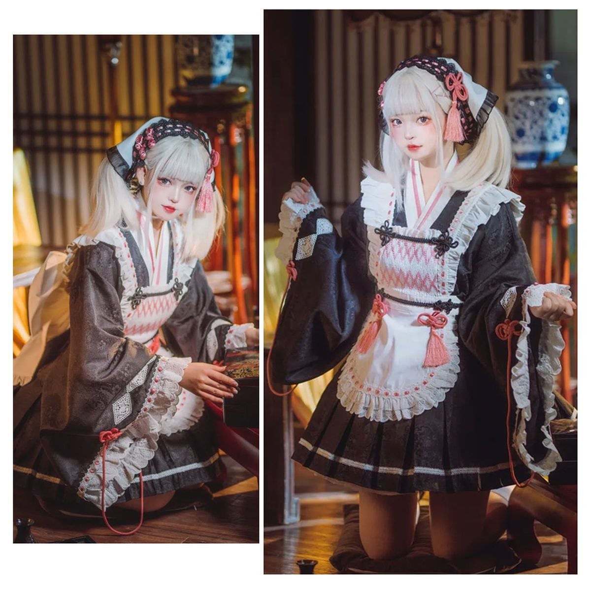 Japanese Lolita Maid Ensemble