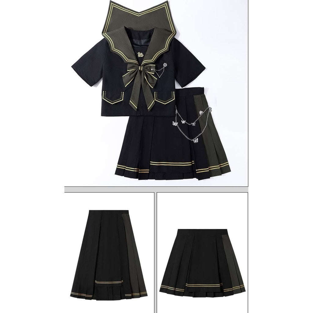Double-Layered Sailor School Outfit