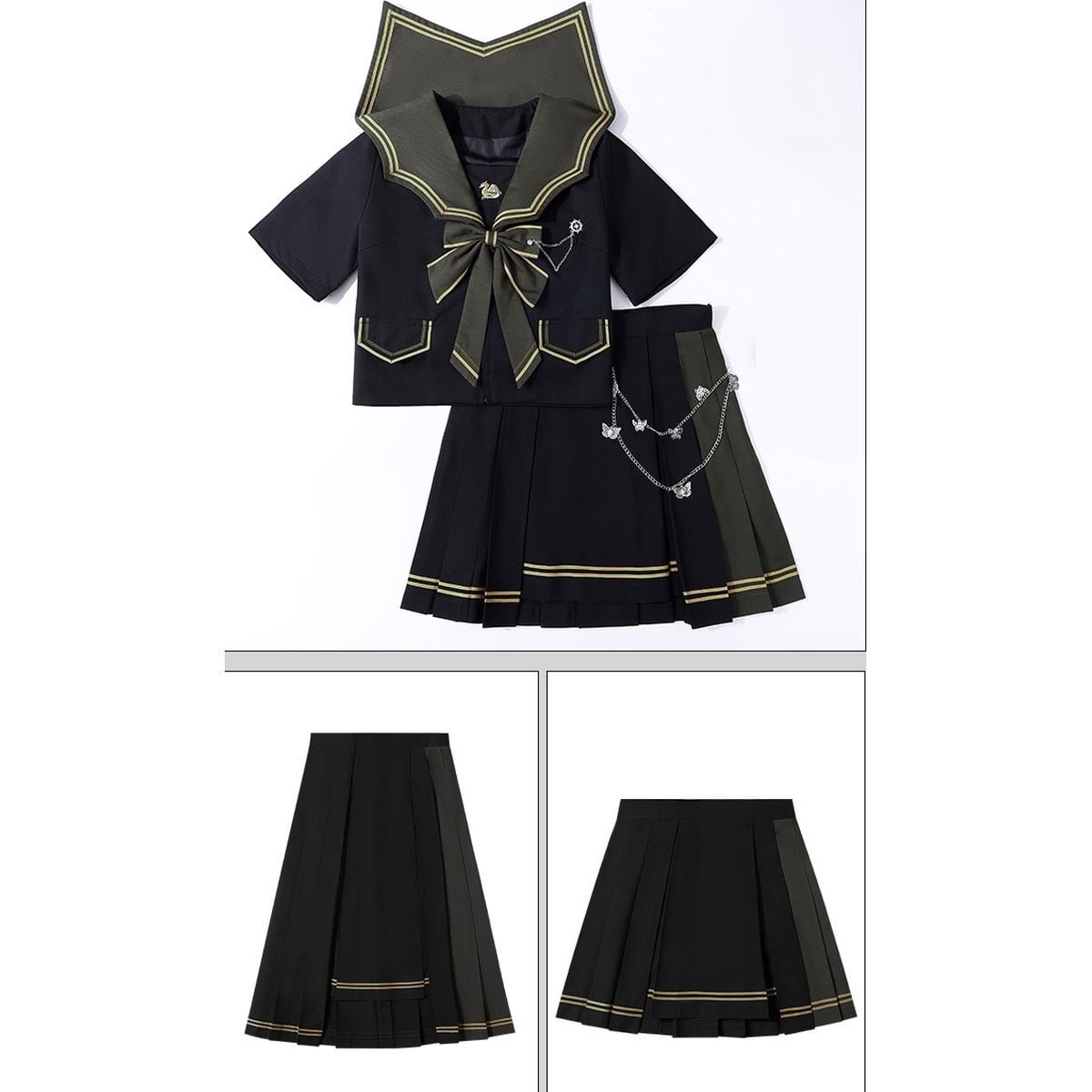 Double-Layered Sailor School Outfit