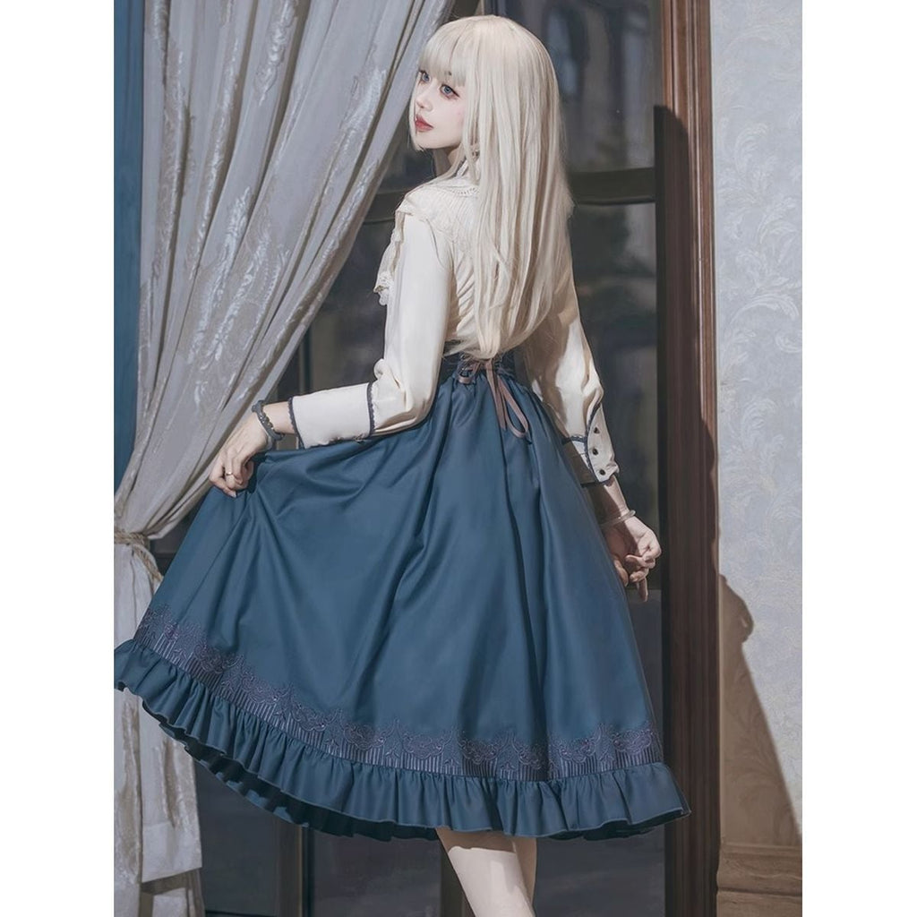 Elegant Long Skirt Set