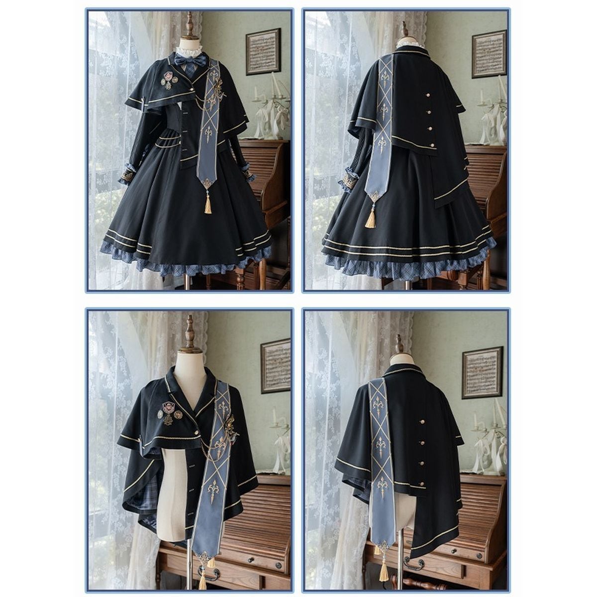 Classical Academy Cape Dress Set