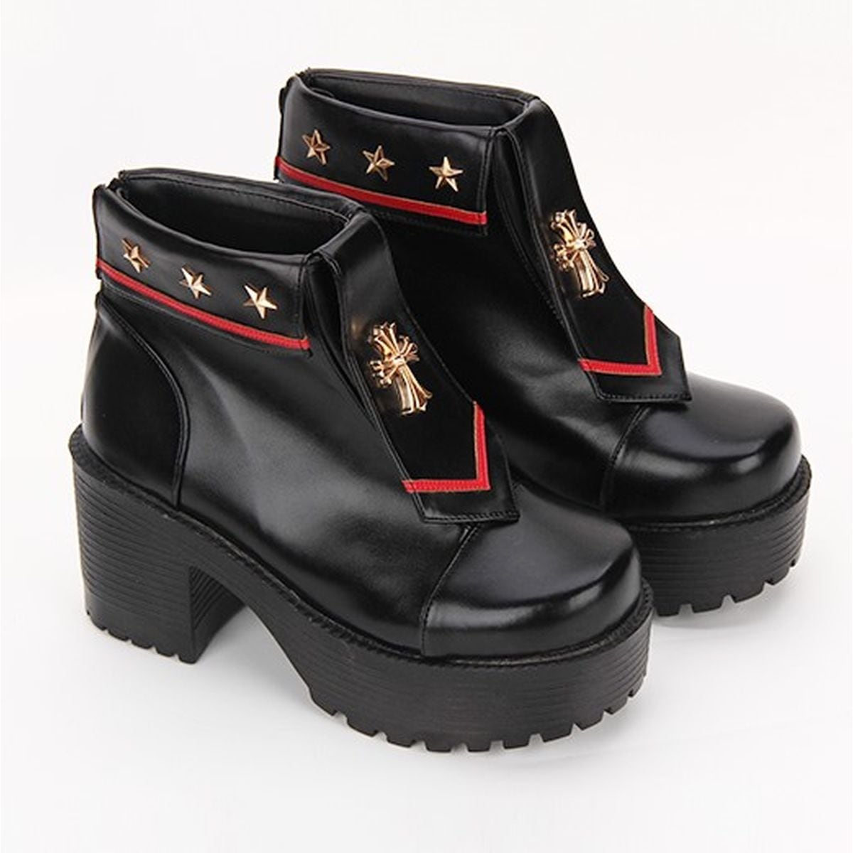 Military Style Lolita Ankle Boots