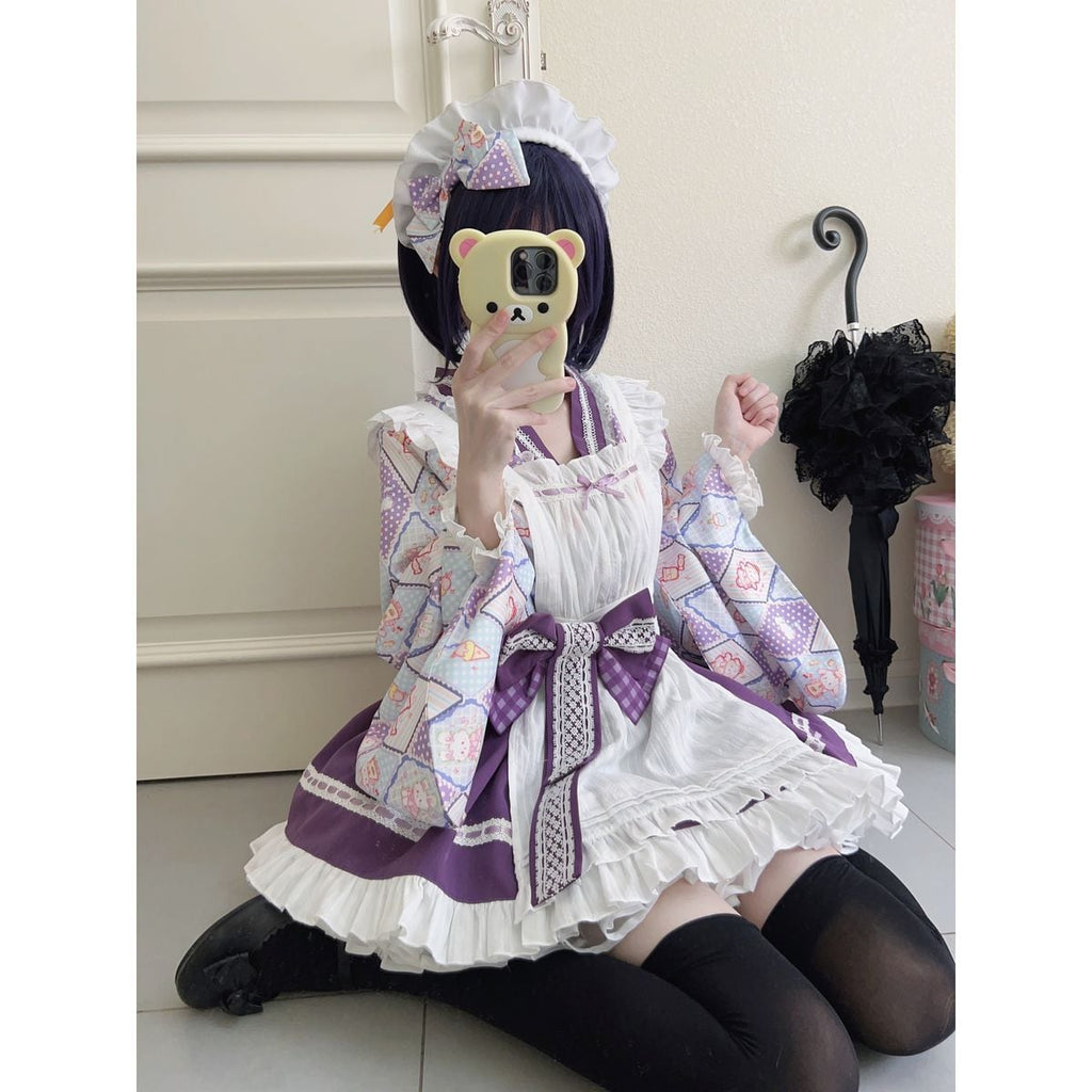 Japanese Style Frill Maid Outfit