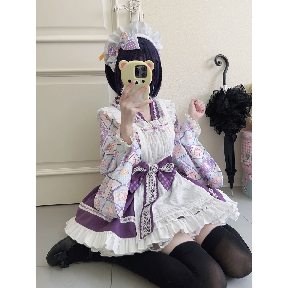 Japanese Style Frill Maid Outfit