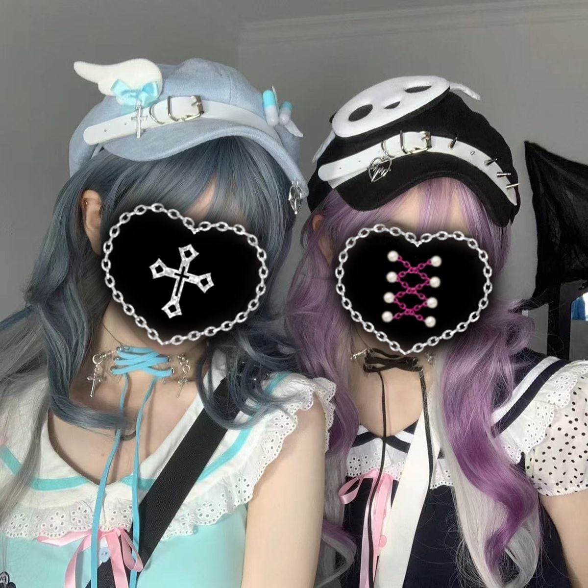 Jirai-kei Lace-Up Choker