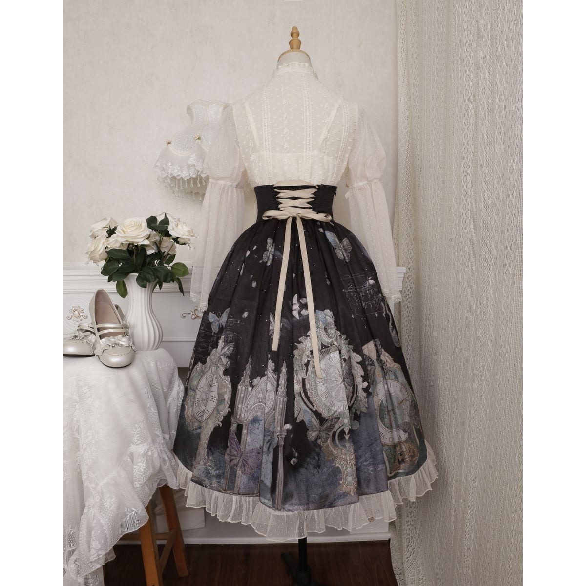 Chic Gothic Cross Lolita Dress