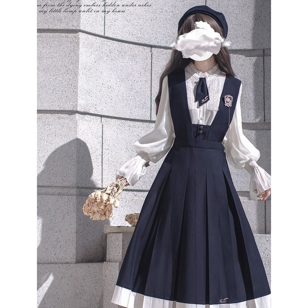 Chic Elegant Jumper Dress for School