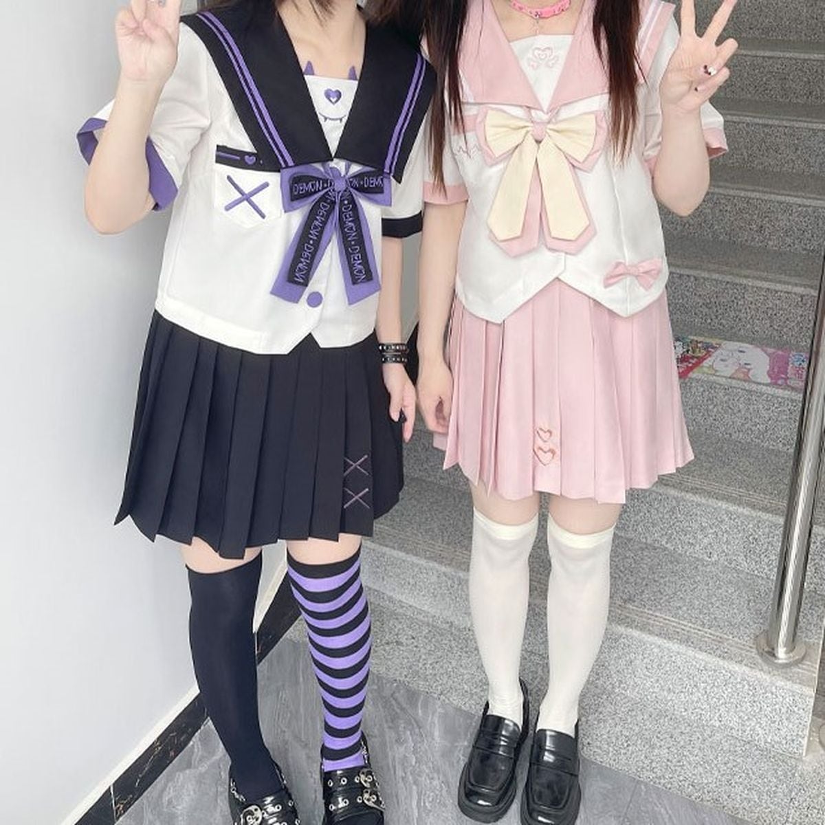 Angel and Devil Sailor Suit Set