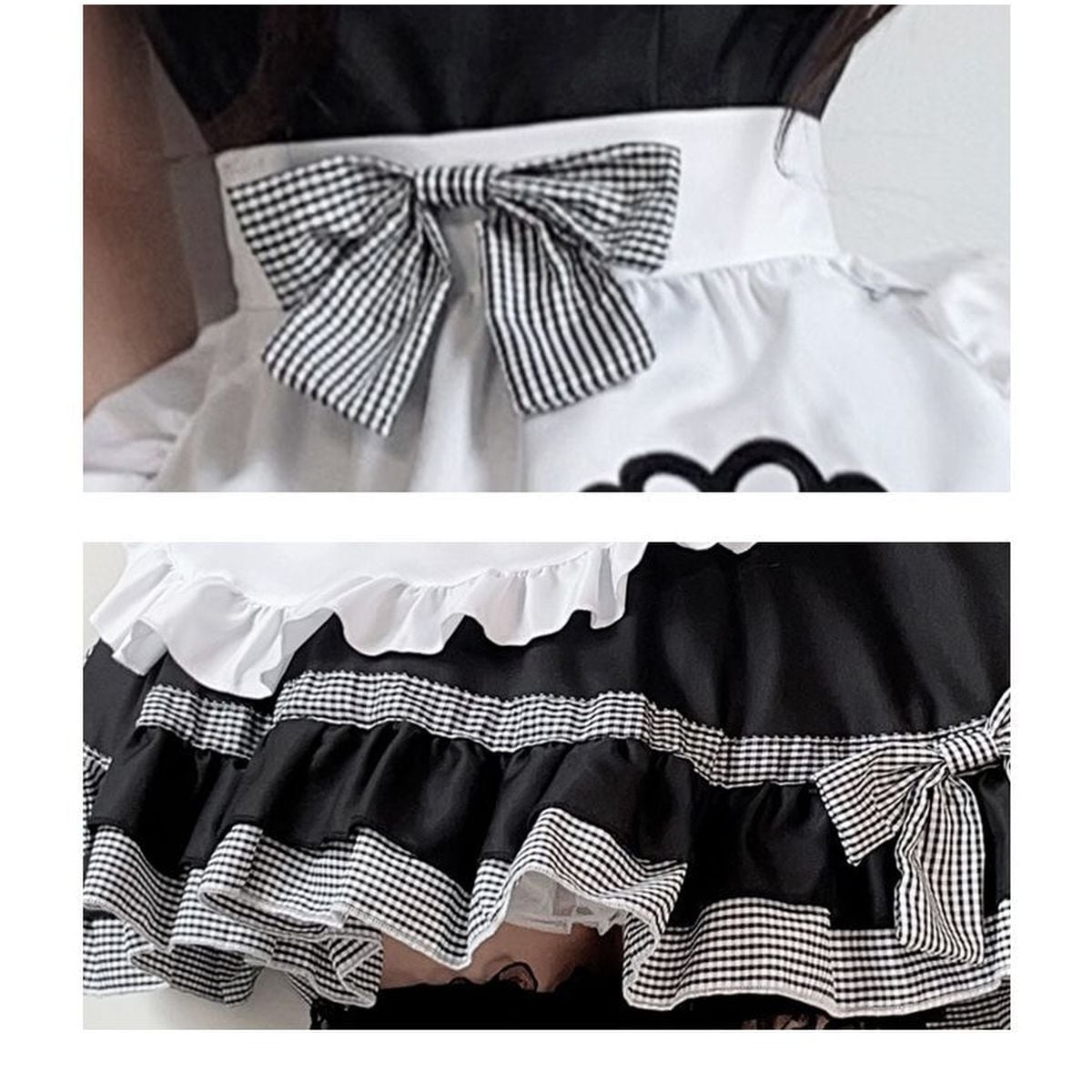 Cat Maid Set with Choker and Pannier