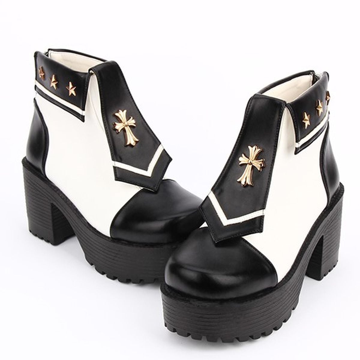 Military Style Lolita Ankle Boots