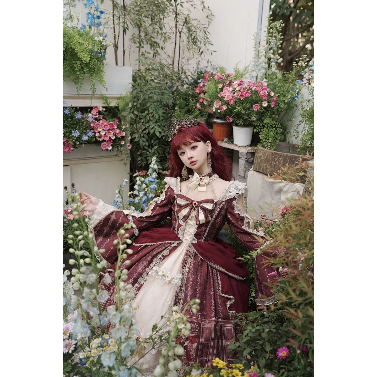 Elegant Baroque Inspired Dress