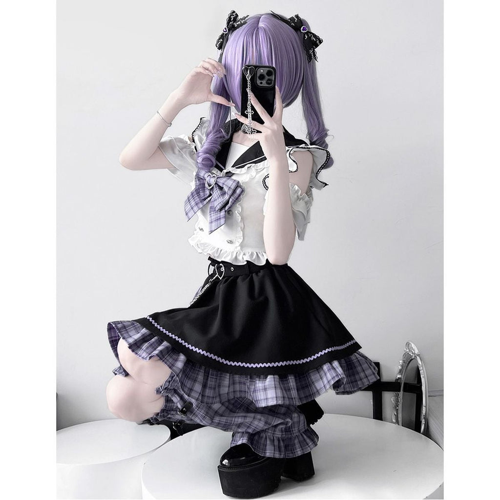 Asymmetrical Idol Stage Outfit