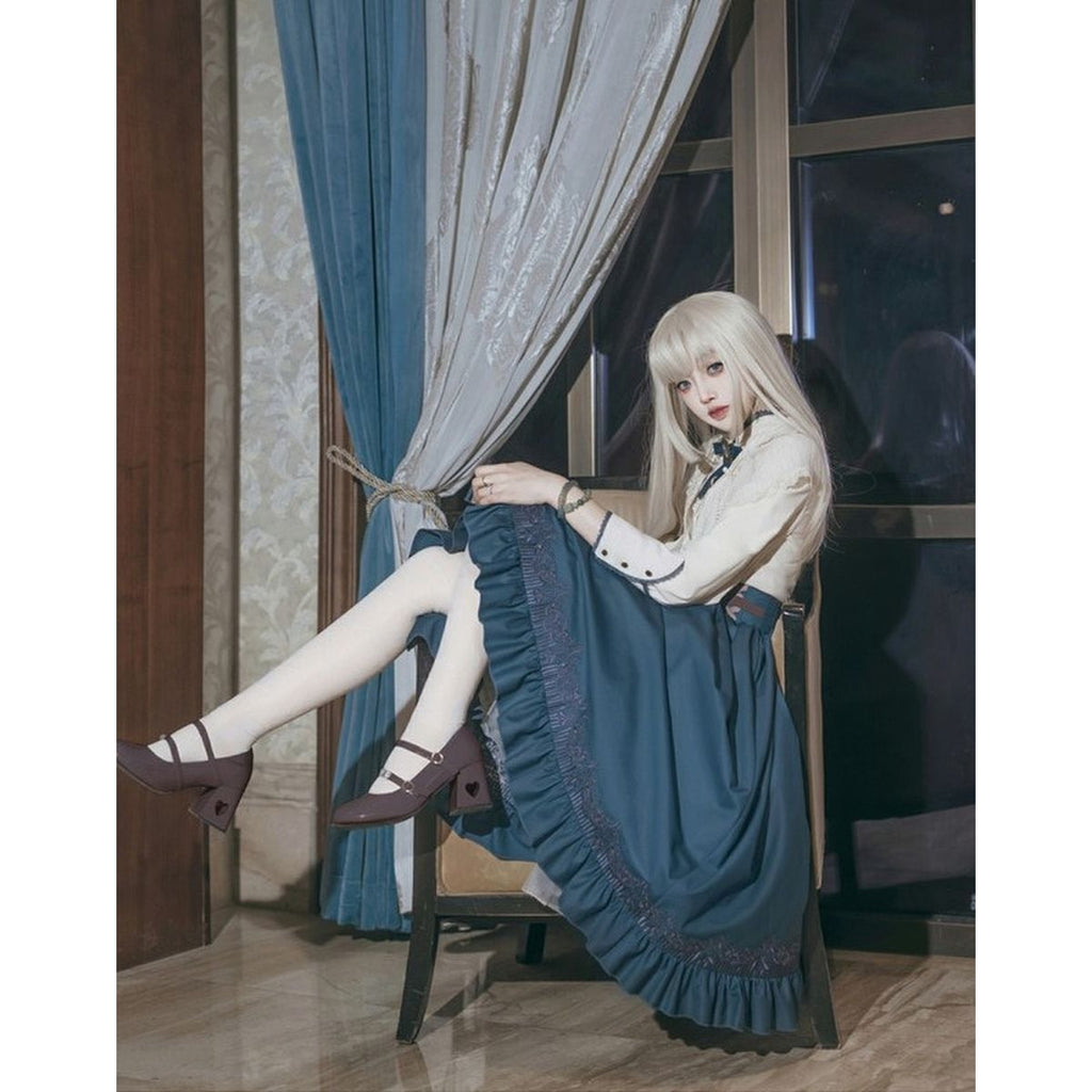 Elegant Long Skirt Set