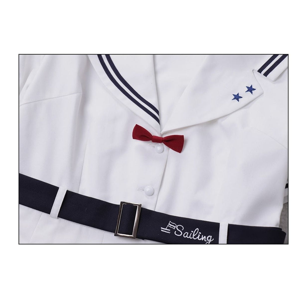 Cute Short Sleeve Sailor Outfit